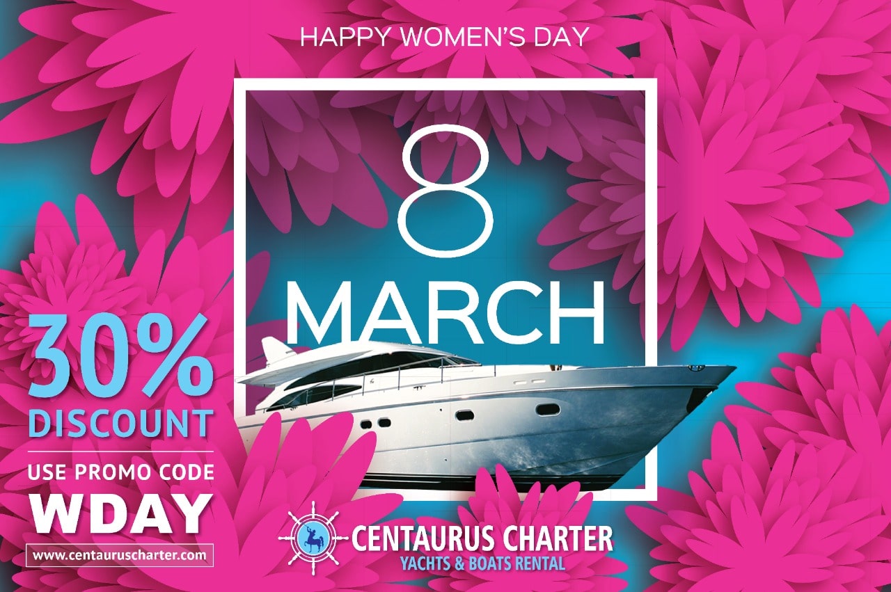 Celebrate Womens Day - 30% Off Luxury Yacht in Dubai